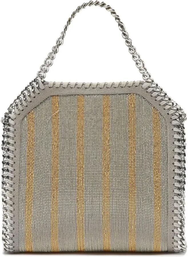 Stella Mccartney Shoppers & Totes "Falabella" Micro Tote Bag in grijs