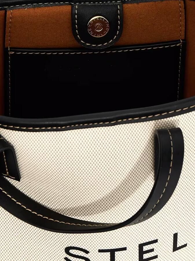 Stella Mccartney Shoppers & Totes Logo Shopping Bag in beige - Foto 5