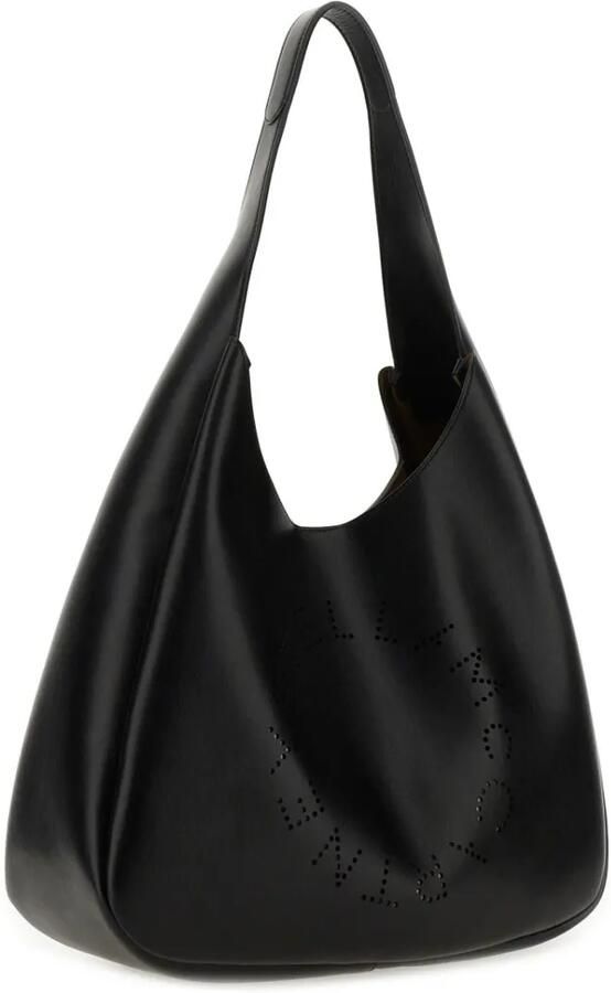 Stella Mccartney Shoppers & Totes Soft Hobo Tote Bag in zwart