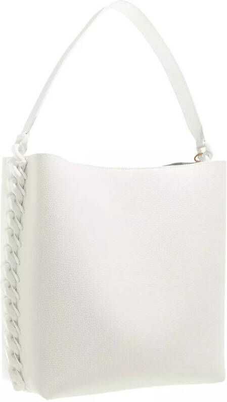 Stella Mccartney Totes Frayme Embossed Grainy Tote Bag in wit