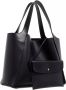 Stella Mccartney Totes Logo Tote Bag Leather in zwart - Thumbnail 1