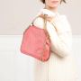 Stella Mccartney Totes Mini Falabella 3Chains Tote in koraal - Thumbnail 1