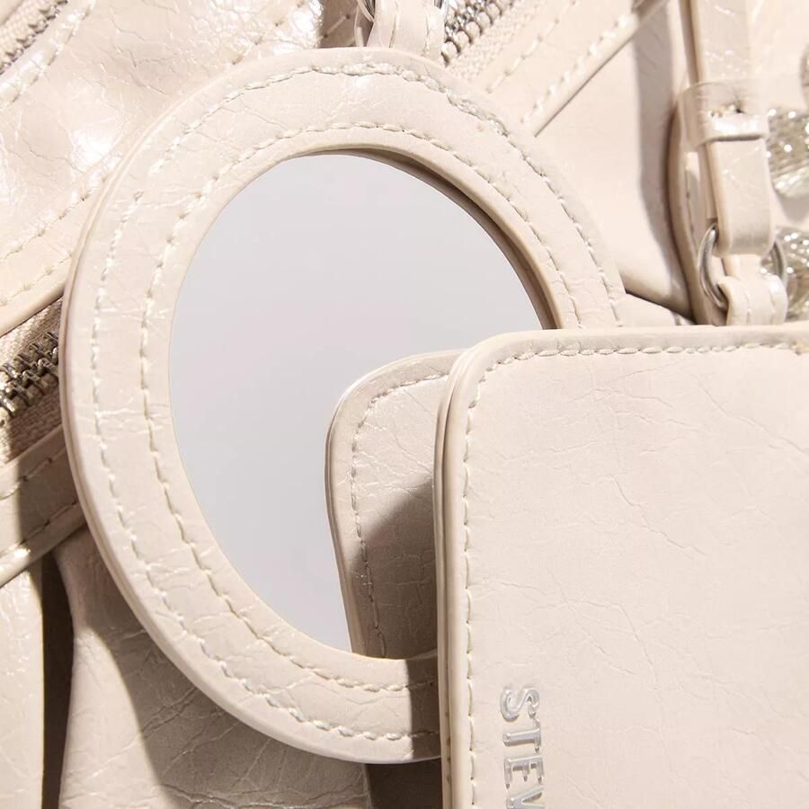 Steve Madden Bglowing Schoudertas Creme Leatherlook Beige Dames