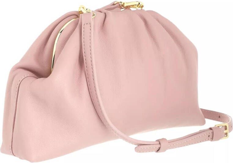 Ted Baker Clutches Dorieen Mini Gathered Slouchy Clutch in poeder roze