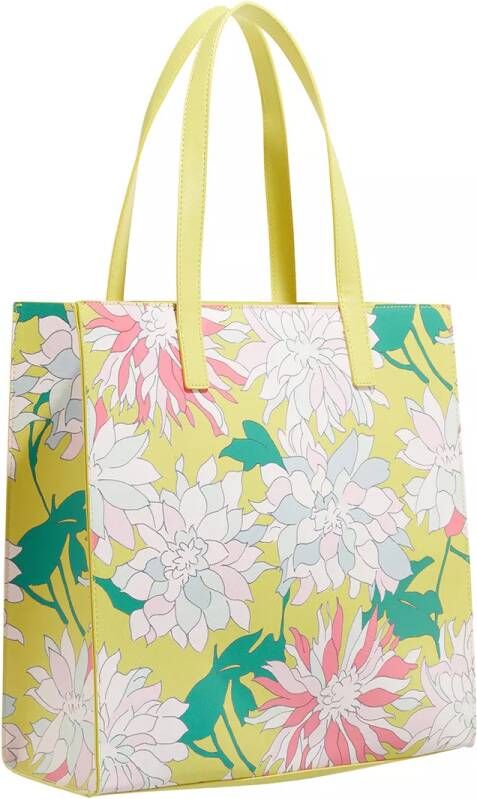 Ted Baker Shoppers Floricn Floral Printed Large Icon in geel