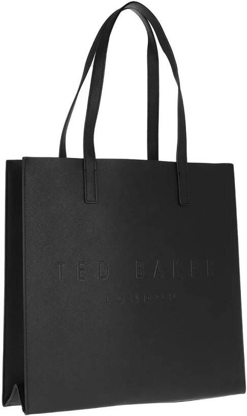 Ted Baker Shoppers Soocon Crosshatch Large Icon Bag in zwart