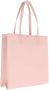 Ted Baker Shoppers Soocon Crosshatch Large Icon Bag in poeder roze - Thumbnail 1
