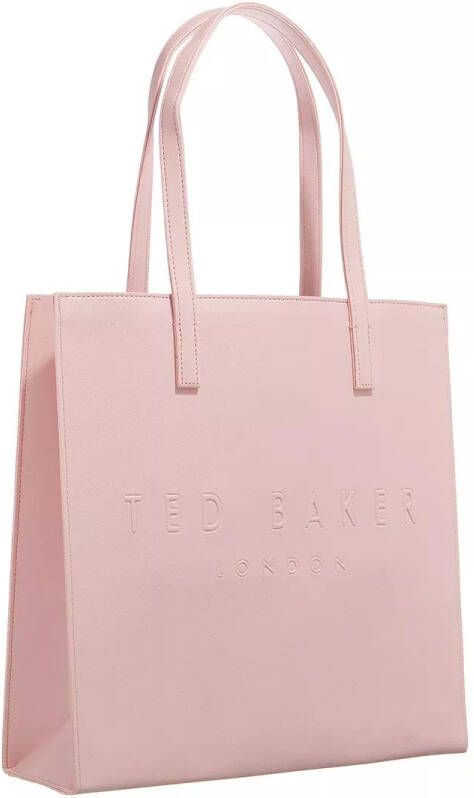 Ted Baker Shoppers Stedcon Heart Studded Large Icon Bag in poeder roze