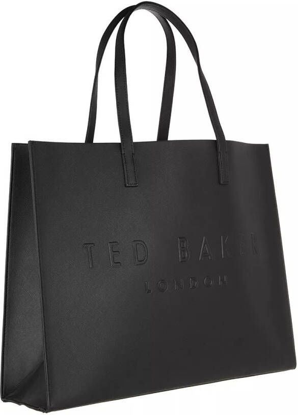 Ted Baker Shoppers Sukicon Crosshatch East West Icon Bag in zwart