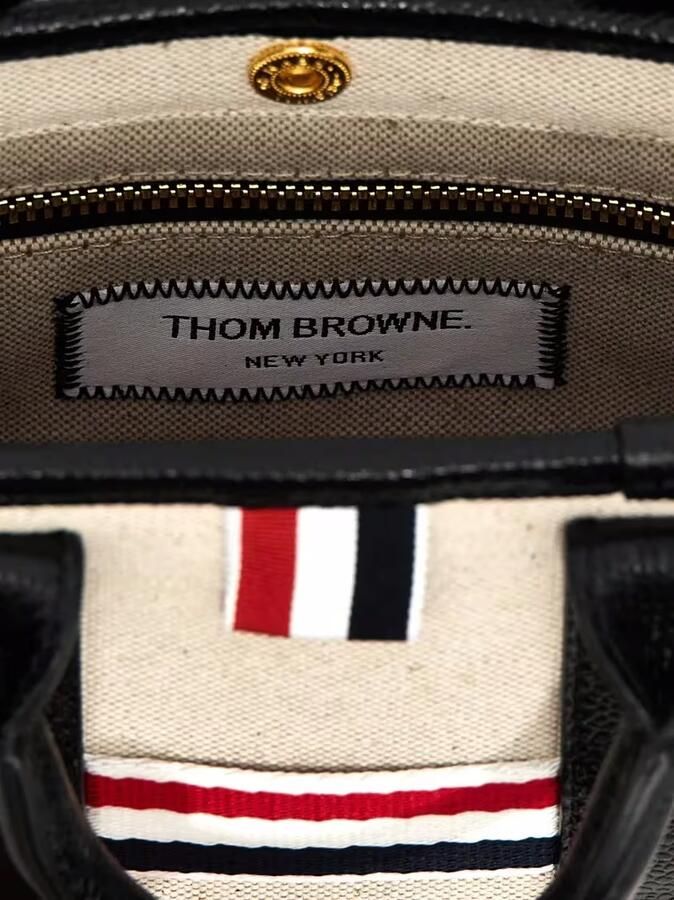 Thom Browne Shoppers & Totes 'Micro Tool Tote' Handbag in zwart - Foto 4