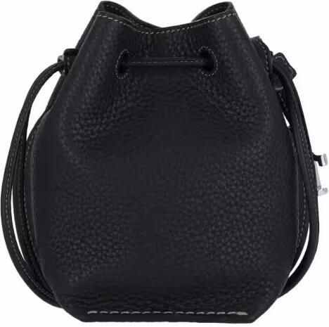 TOD'S Bucket bags Micro Bucket Bag In Textured Black Leather in zwart - Foto 2