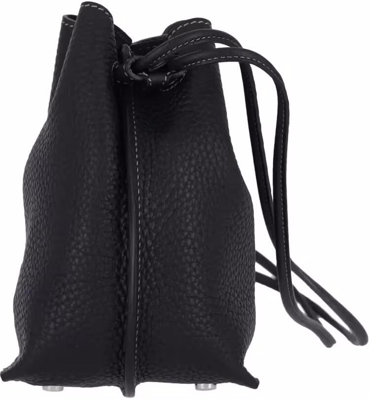 TOD'S Bucket bags Micro Bucket Bag In Textured Black Leather in zwart - Foto 4