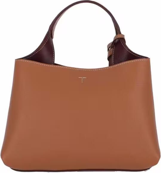 TOD'S Hobo bags Micro Logo Shoulder Bag With Removable Charm in bruin