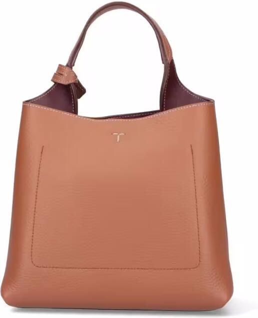 TOD'S Shoppers & Totes Logo Handbag – Brown in bruin