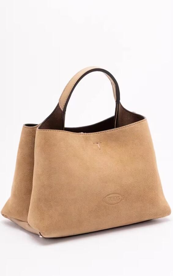 TOD'S Shoppers & Totes Micro Bag In Leather in beige