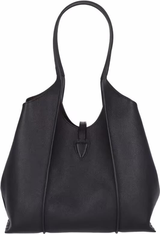 TOD'S Shoppers & Totes "T Timeless" Small Tote Bag Black in zwart