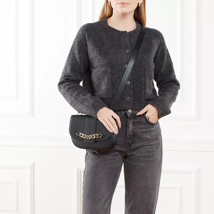 Tommy Hilfiger Zwarte Polyethyleen Schoudertas Verstelbare Band Black Dames - Foto 4