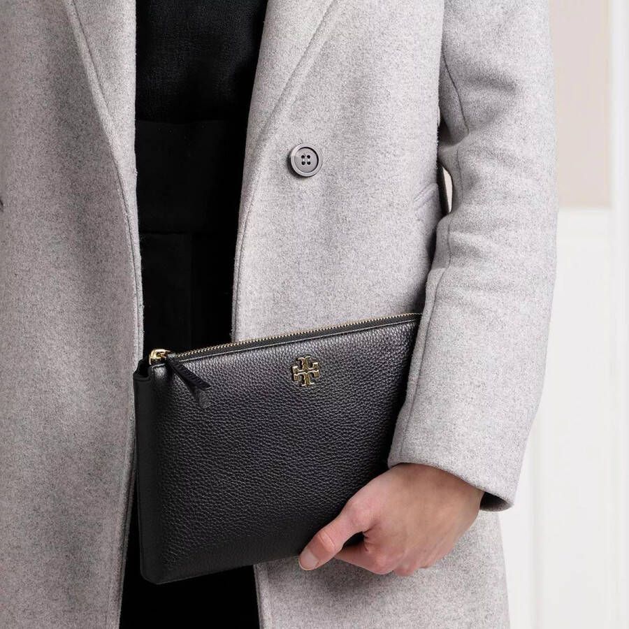 TORY BURCH Crossbody bags Kira Pebbled Top-Zip Crossbody in zwart