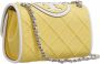 TORY BURCH Crossbody bags Small Fleming Soft Patent Border Convertible Shoul in geel - Thumbnail 1