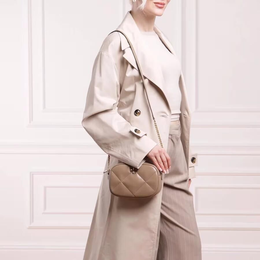 TORY BURCH Crossbody bags Kira Diamond Quilt Camera Bag in taupe - Foto 2