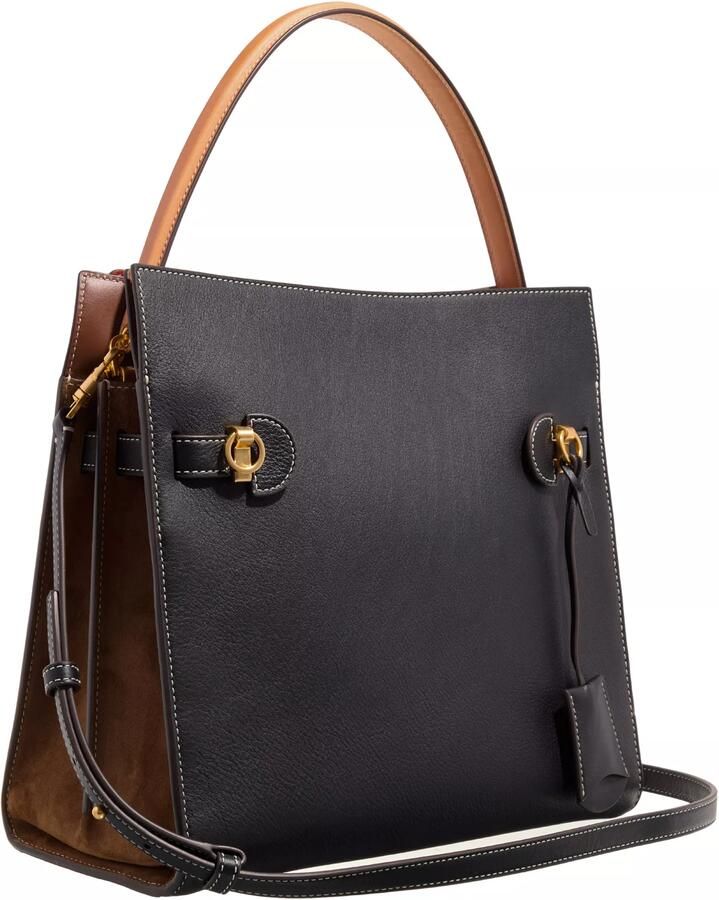 TORY BURCH Crossbody bags Lee Radziwill Double Bag in zwart