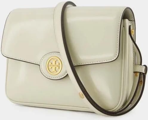 TORY BURCH Crossbody bags Robinson Spazzolato Convertible Shoulder Bag in beige - Foto 20