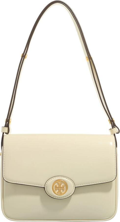 TORY BURCH Crossbody bags Robinson Spazzolato Convertible Shoulder Bag in beige - Foto 11