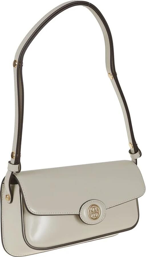 TORY BURCH Hobo bags Robinson Spazzolato E W Shoulder Bag in wit