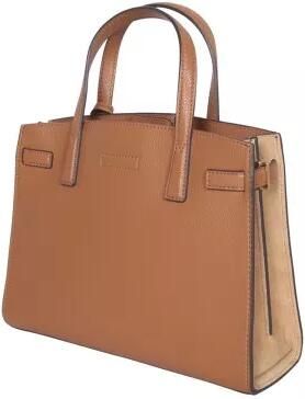TORY BURCH Gepolijste Leren Schoudertas met Klep Brown Dames - Foto 12