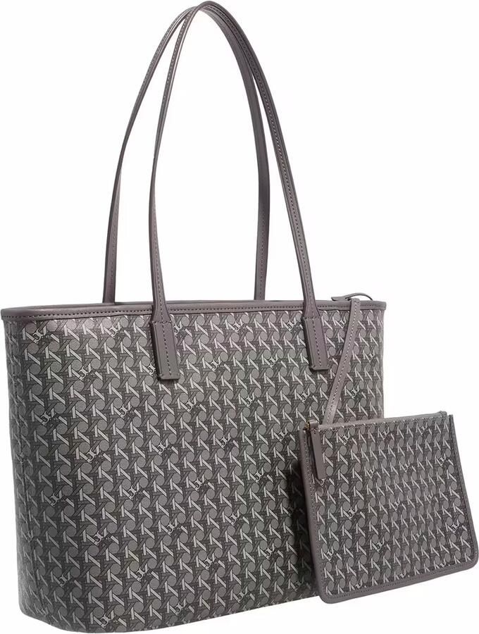 TORY BURCH Monogram Patroon Cirkelvormige Top Handtas Multicolor Dames