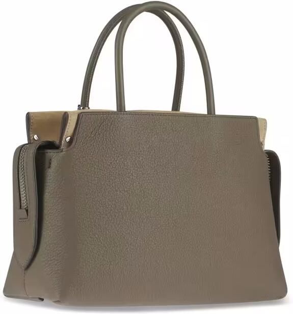 TORY BURCH Shoppers & Totes Mercer Pebbled Satchel With Structured Silhouette in grijs - Foto 7