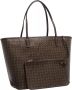 TORY BURCH Ever-Ready Printed Coated Canvas Tote Tas Brown Dames - Thumbnail 2