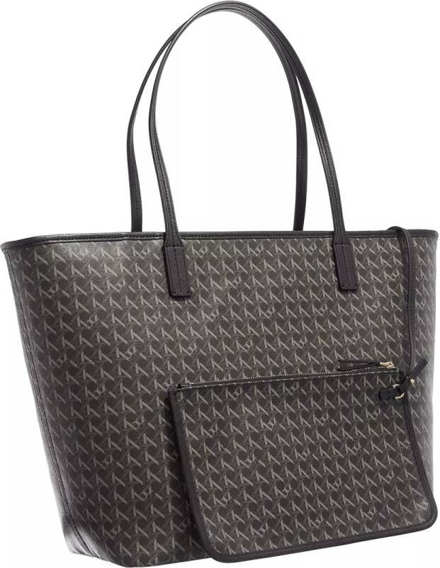TORY BURCH Ever-Ready Printed Coated Canvas Tote Tas Black Dames