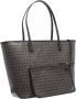 TORY BURCH Ever-Ready Printed Coated Canvas Tote Tas Black Dames - Thumbnail 2