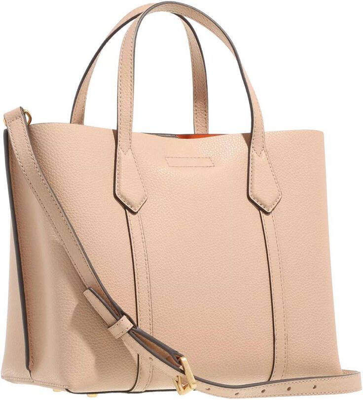 TORY BURCH Totes Perry Triple-Compartment Small Tote in beige