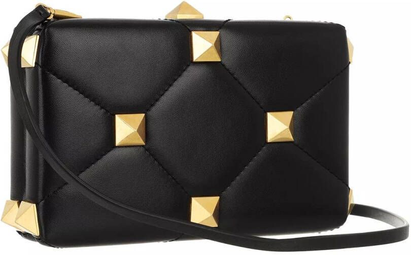 Valentino Garavani Clutches Roman Stud Clutch Nappa in zwart