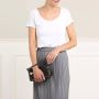 Valentino Garavani Zwarte Leren Tas met Platinum-Finish Studs Black Dames - Thumbnail 1