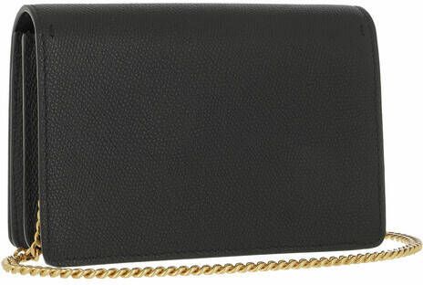 Coccinelle Zwarte Crossbody Tas Metalen Details Black Dames