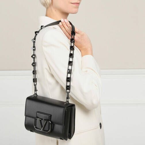 Zadig & Voltaire Crossbody bags Rock Nano Wings Metallic Grain in grijs