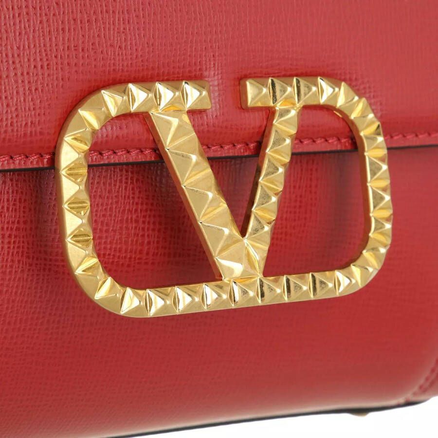 Valentino Garavani Satchels Mini Double Handle Bag in rood