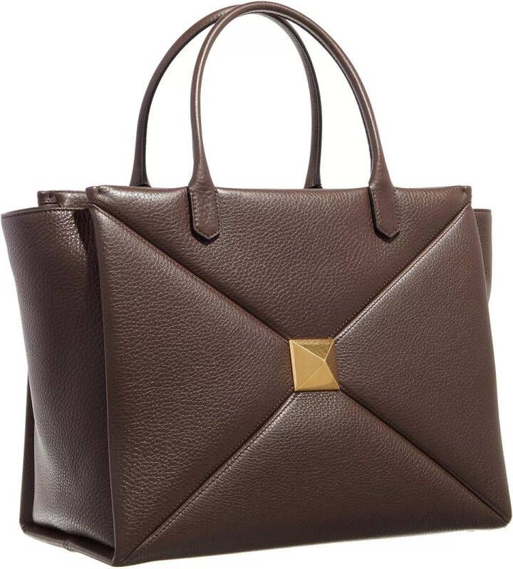 Valentino Garavani Shoppers One Stud Tote Bag in bruin
