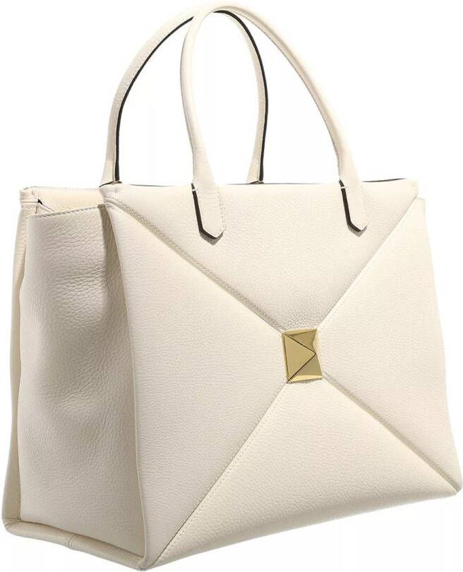 Valentino Garavani Shoppers One Stud Tote Bag in wit