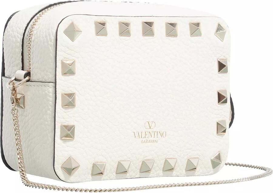 Valentino Garavani Crossbody bags Leather Logo Shoulder Bag in crème