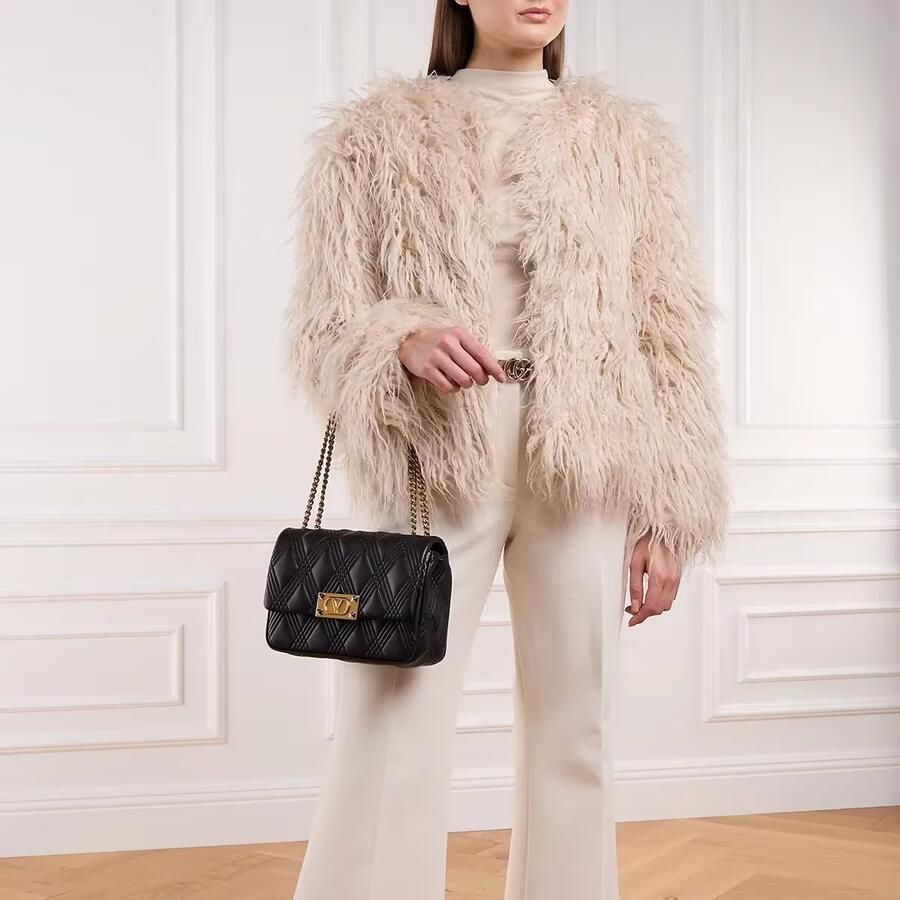 Valentino Garavani Stijlvolle Schoudertas met Unieke Stijl Black Dames