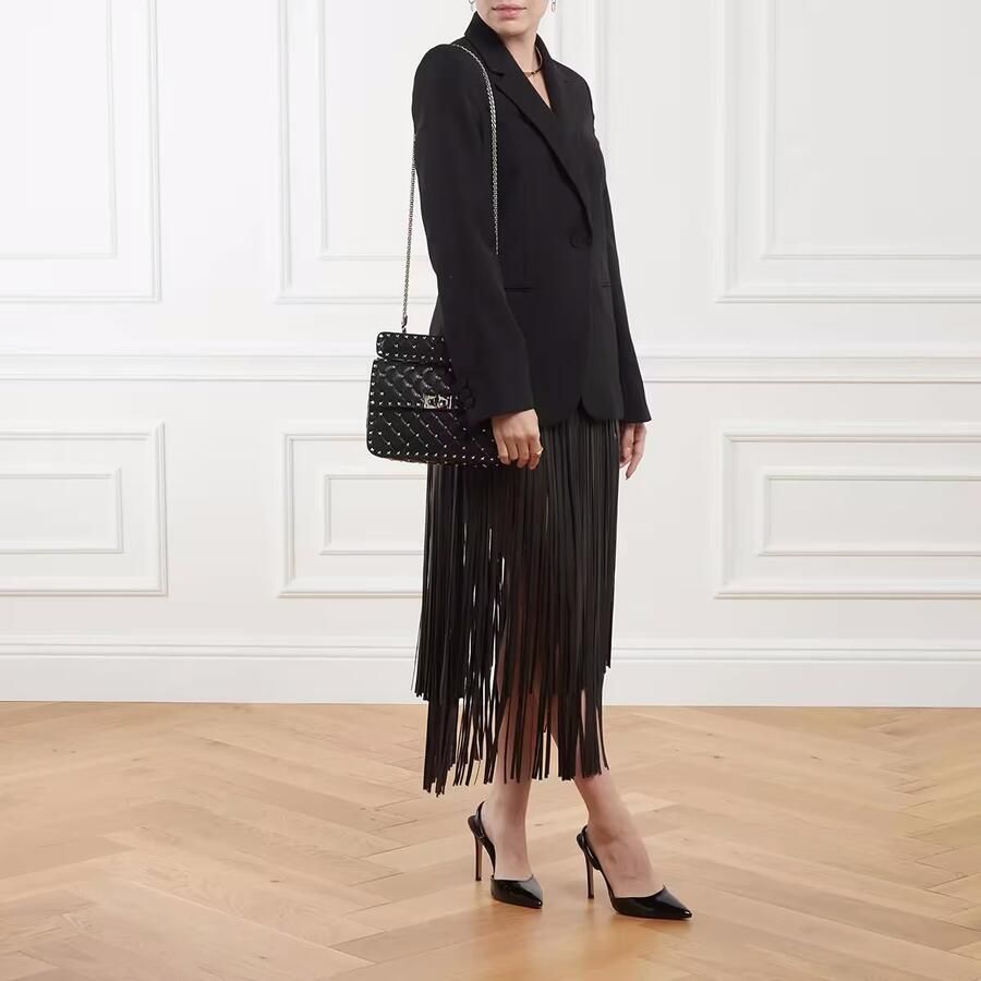 Valentino Garavani Crossbody bags Medium Shoulder Bag Rockstud Spike in zwart - Foto 2