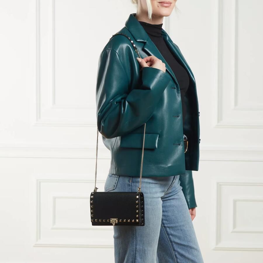 Valentino Garavani Crossbody bags Mini Bag Rockstud in zwart