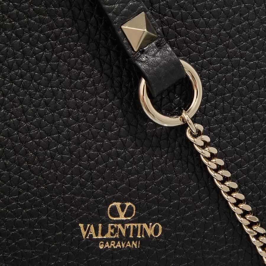 Valentino Garavani Crossbody bags Mini Bag Rockstud Platinum Studs in zwart