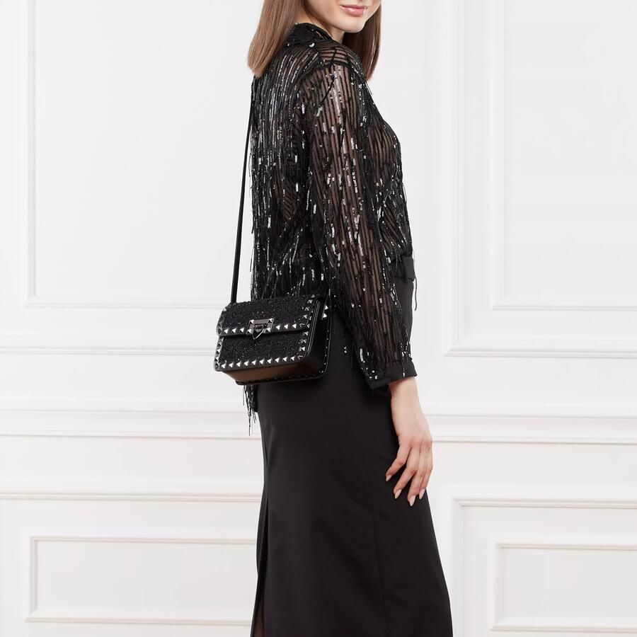 Valentino Garavani Crossbody bags Small Shoulder Bag Rockstud in zwart