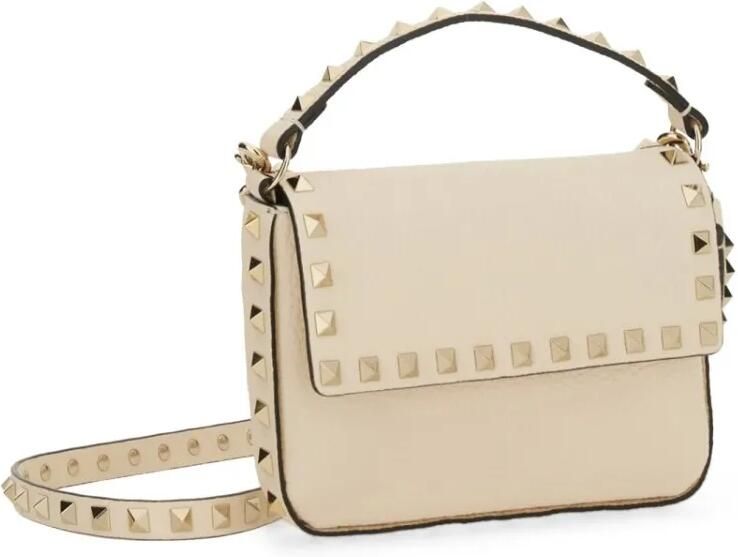 Valentino Garavani Hobo bags Mini "Rockstud" Bag in beige