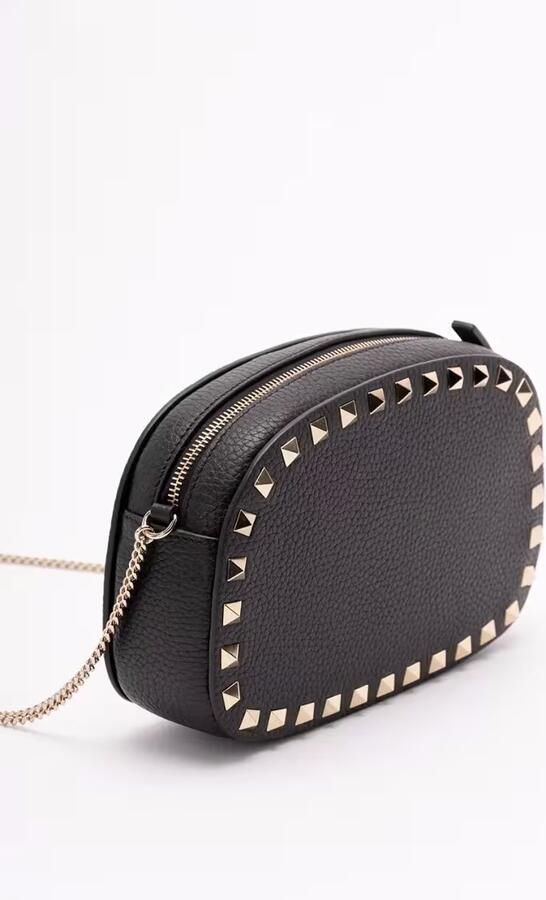Valentino Garavani Hobo bags `Rockstud` Mini Bag in zwart